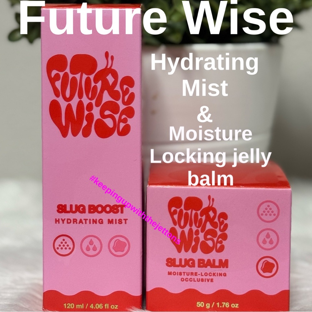 NWT - Future Wise | Slug Balm Hydrating Mist & Moisture Locking Jelly Balm
